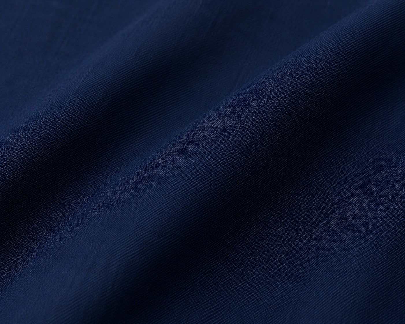 V Neck Top Hand Embroidered - Navy Blue